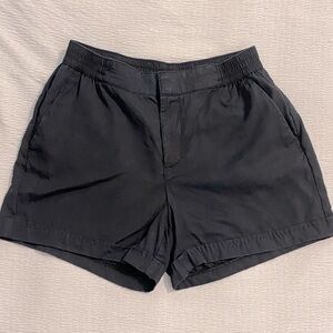 A New Day Shorts‎ Women’s Small Black Cuffed 100% Lyocell Classic Slash Pockets